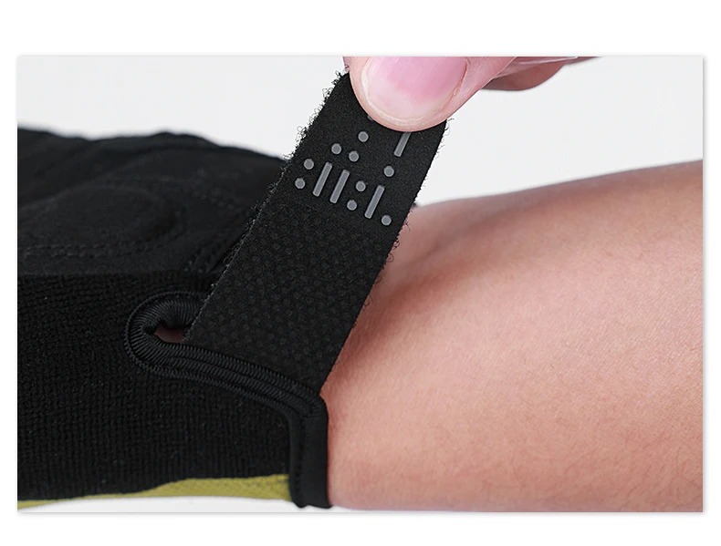 INBIKE Halbfinger-MTB-Handschuhe, Sommer, atmungsaktiv, stoßdämpfend, Fahrradhandschuhe für Männer und Frauen, Rennrad, Fahrradfahren, Handflächenschutz, Mountainbike-Sportzubehör – Detail 9