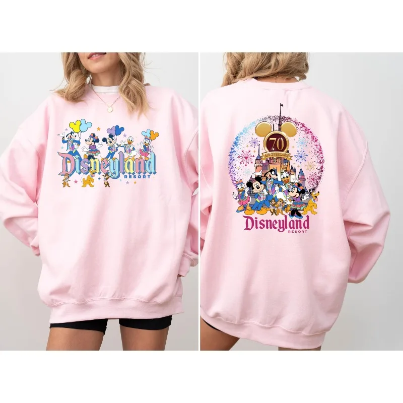 سويت شيرت ديزني لاند ريزورت، سويت شيرت ميكي آند فريندز ديزني لاند للذكرى السبعين، سويت شيرت والت ديزني وورلد