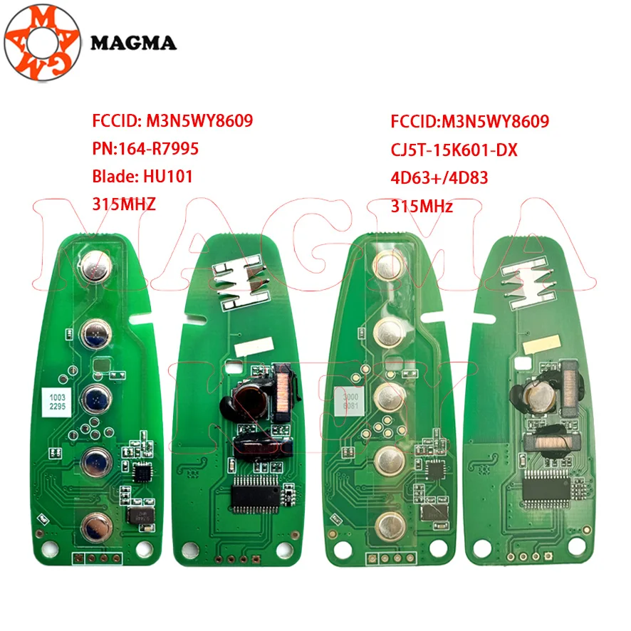 MAGMA 315 ميجا هرتز بدون مفتاح Go CJ5T-15K601-DX 4D63 +/4D83 DST80 Chave Remota Do Carro Para Ford Escape Focus C-max Maverick 2013 - 2018 #4