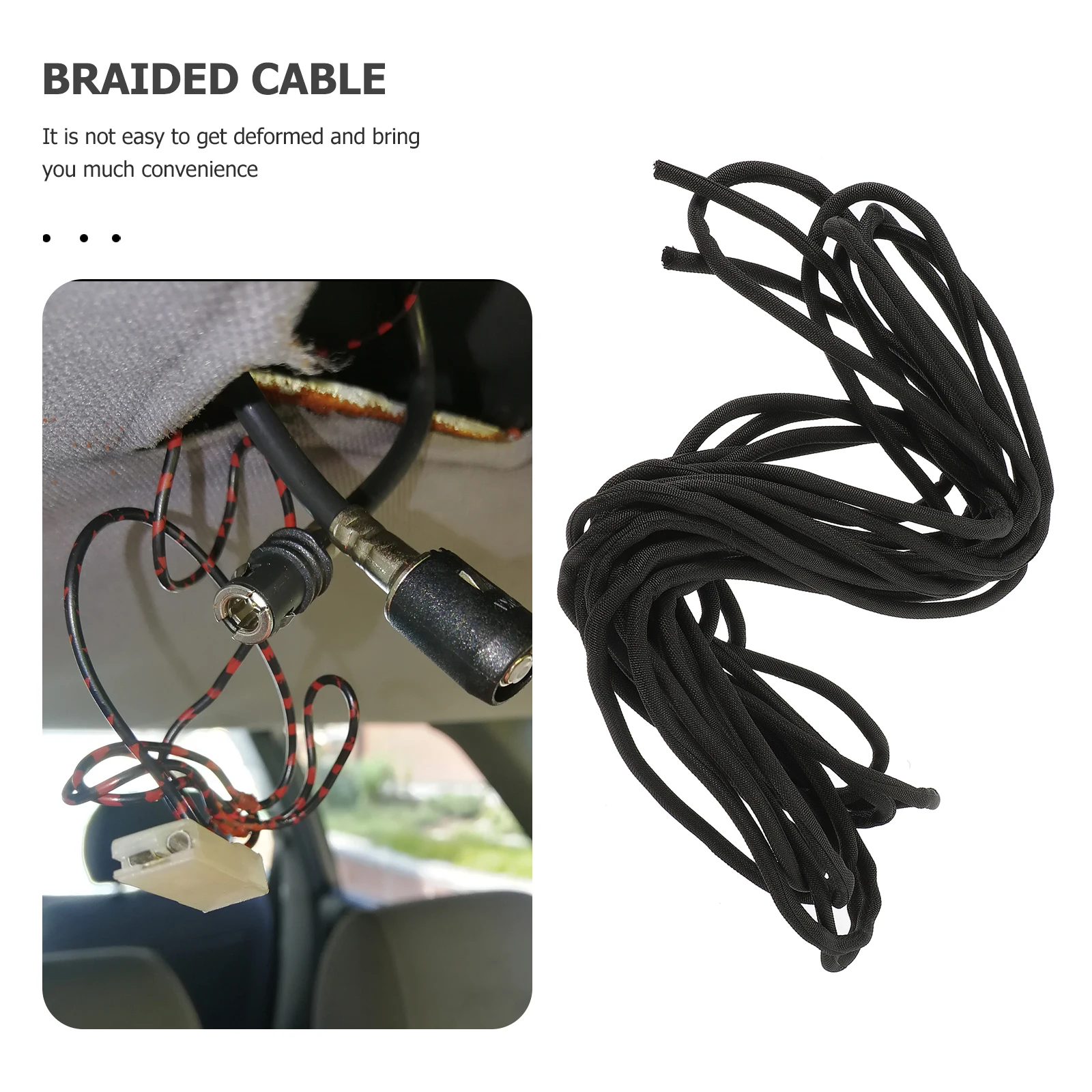 

Self Rolling Sheath Wire Sleeve Desk Cord ganizer Pet Hider Cable Management Sleeves Textile Tubing For Cable ganization Cord