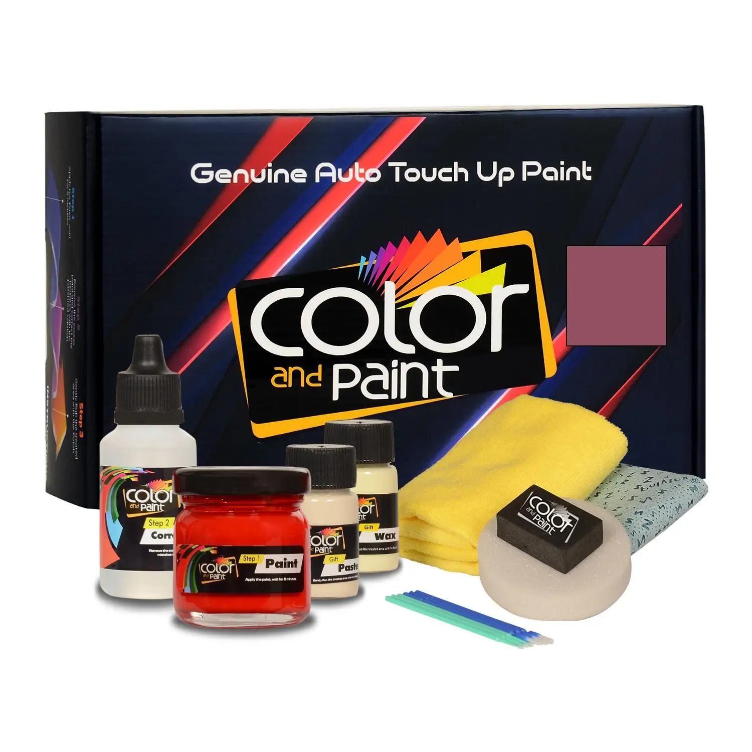 

Color and Paint compatible with Ford America Automotive Touch Up Paint - MEDIUM BERRY MET - FG - Plus Care