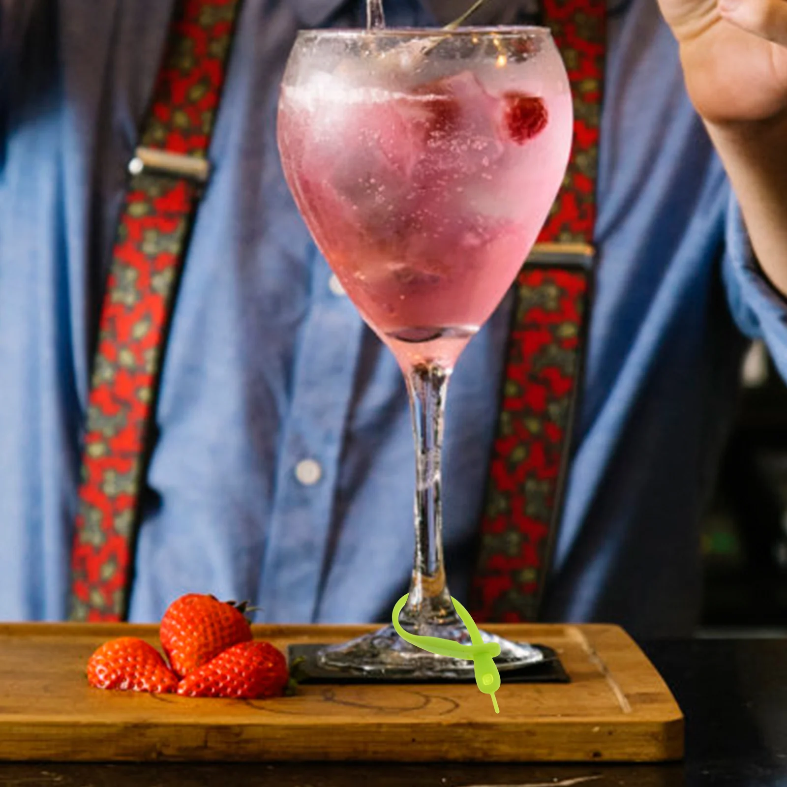 

12Pcs Reusable Silicone Wine Charms Drink Markers Exquisite Party Supply Decorative Glass Identifiers Wine Glass Charm