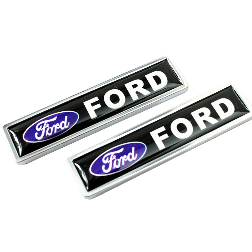 Car Stickers Rear Emblem for Ford Wolf Fiesta Focus Fusion Mk4 Explorer Ranger Kuga 2 Mondeo Maverick Smax F150 Auto Side Badge