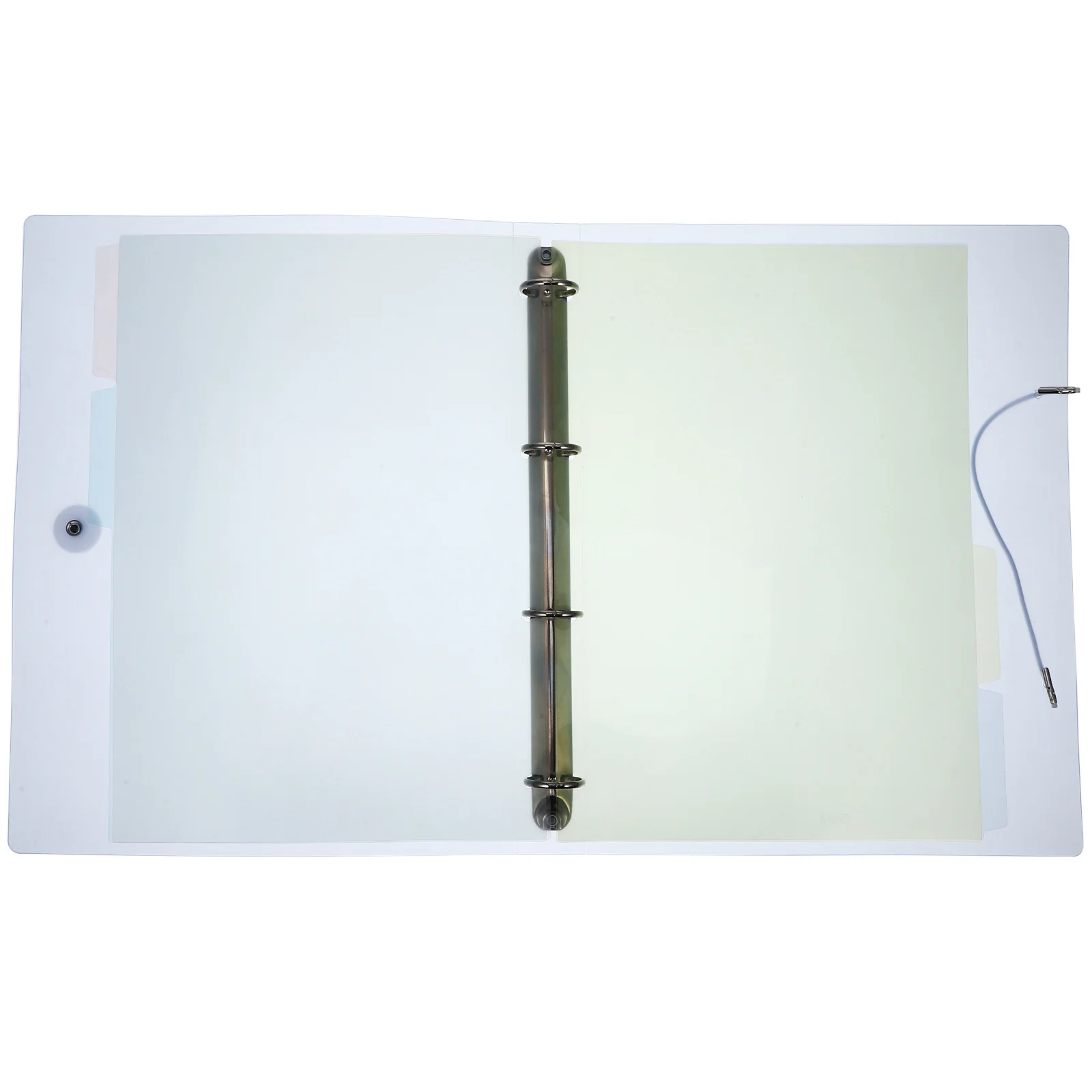 

Binder Cover Plastic File Storage Reusable Document Protector For School Notebook Planner Scrapbook Journal Loose