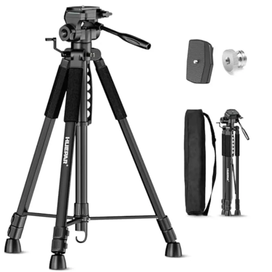 

Легкий регулируемый штатив для лазерного уровня 67,72 дюйма с 3-осевой поворотной головкой, портативной ручкой, пузырьковым уровнем и быстросъемной платформой