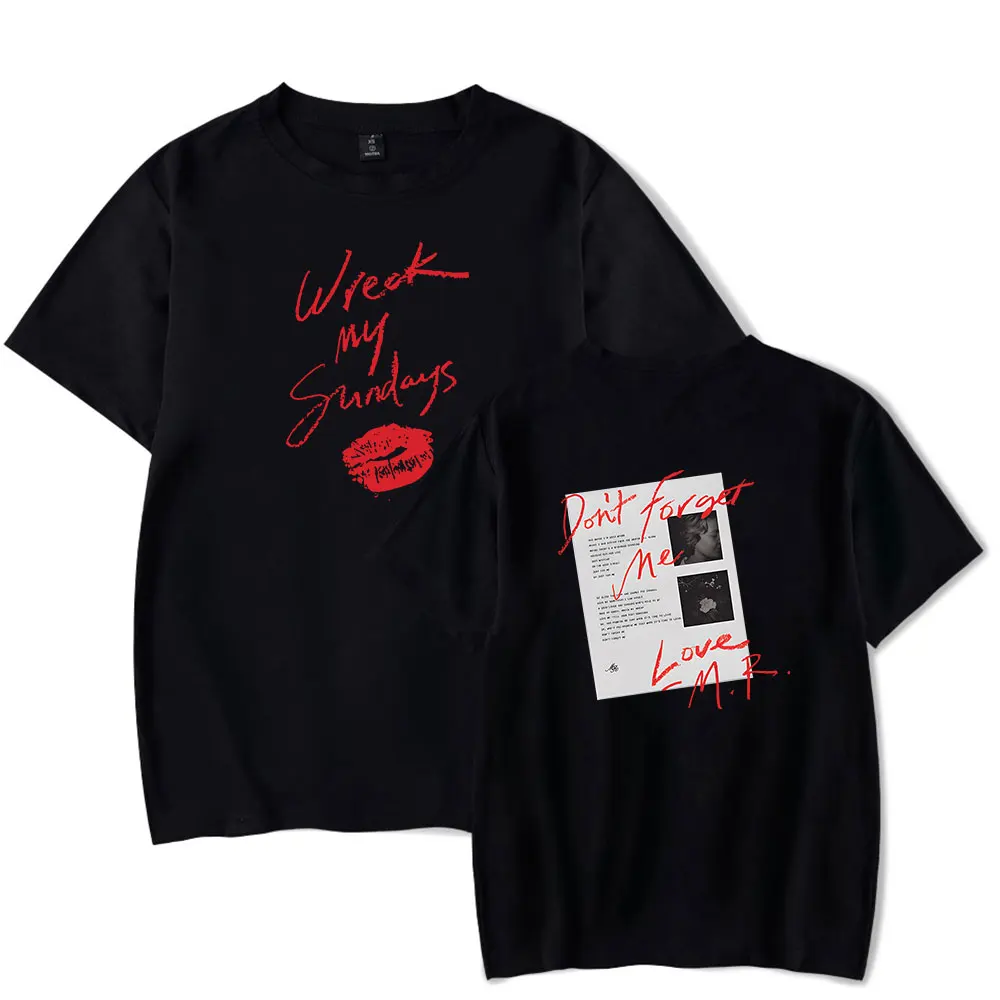 Maggie Rogers Wreck My Sundays Don't Forget Me Short Sleeve Tee Unisex Crewneck Fashion T-shirt