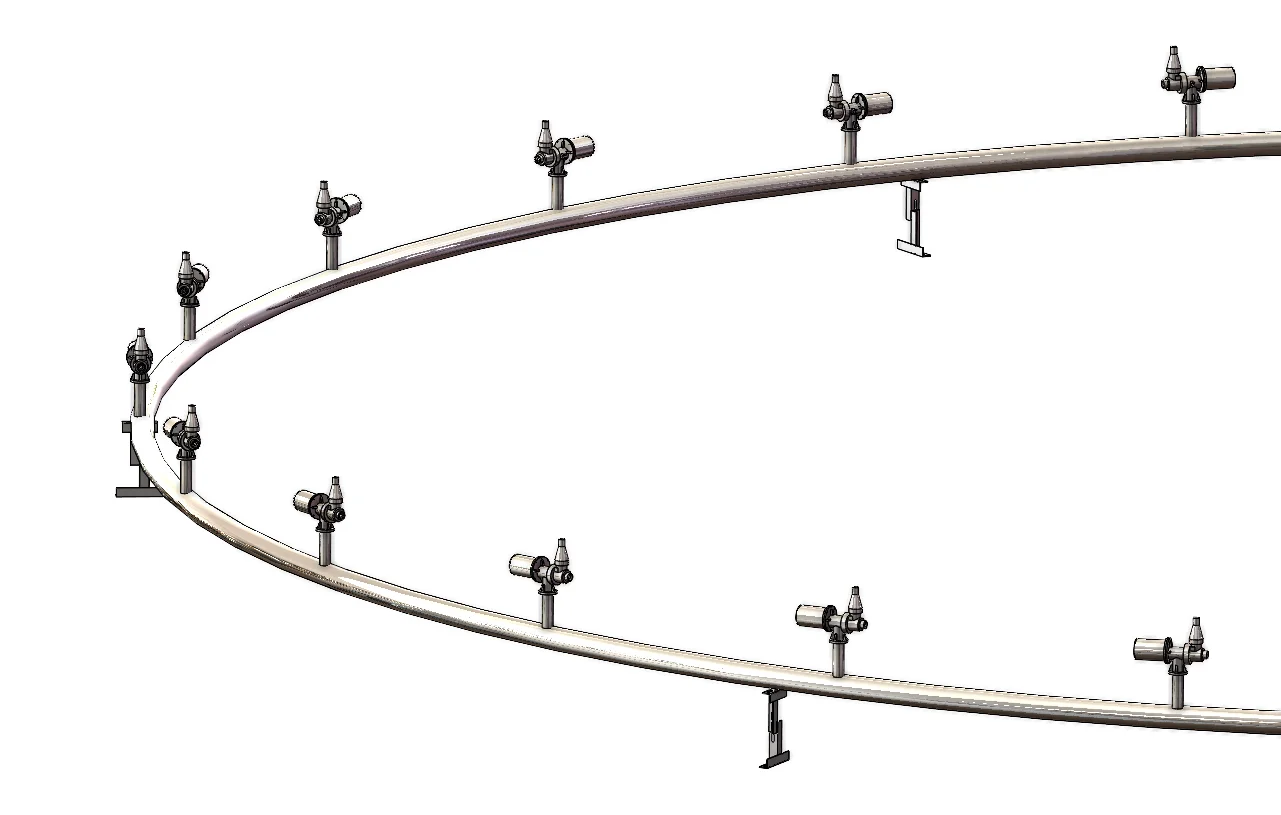 Round Fountain/Nozzle/Swinging Nozzle/Digital Fountain