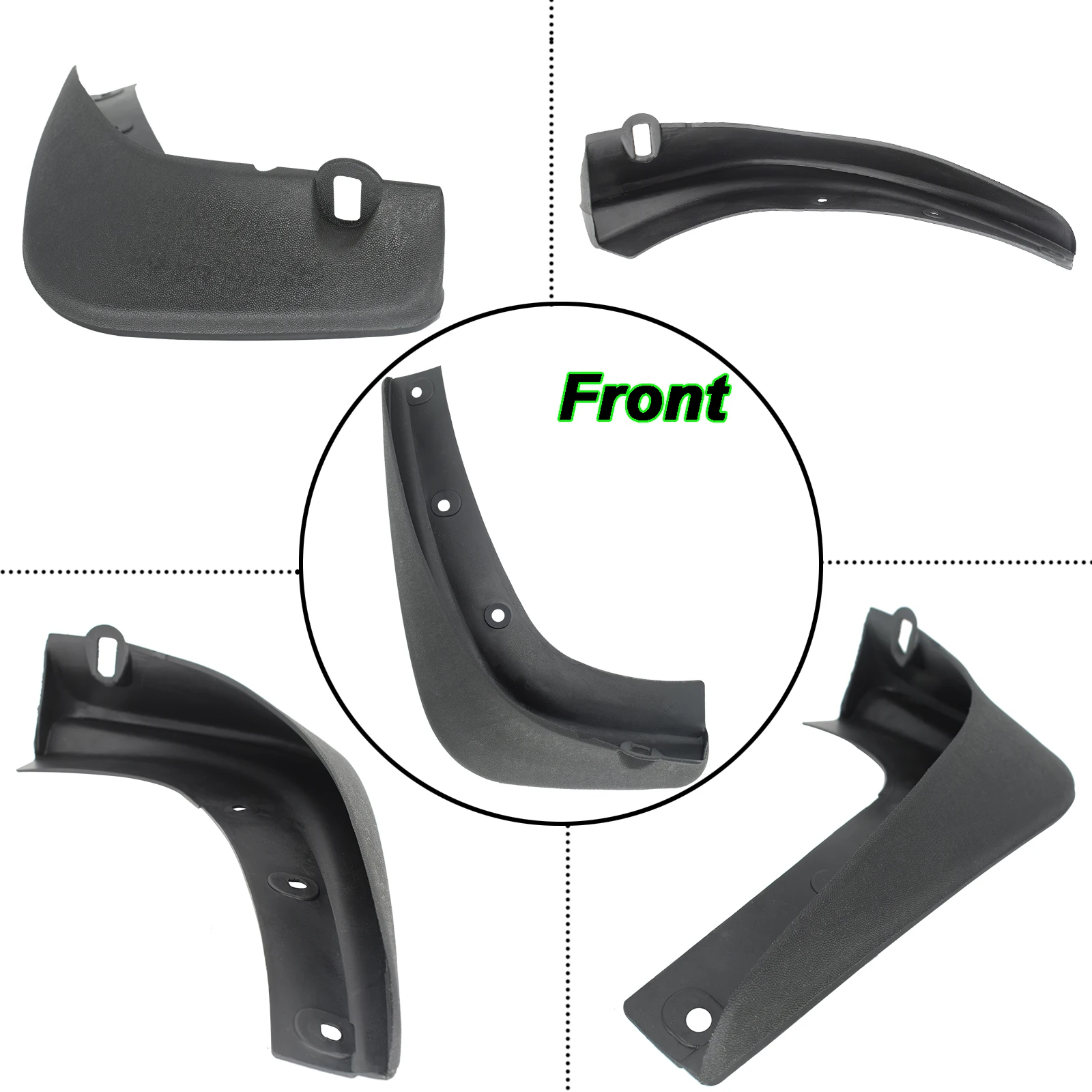 4Pcs Car Mudguards Mudflaps For Nissan Note E11 Gen 1 2004 2005 2006 2007 2008 2009 2010 2011 Mud Guards Splash Guards Fender