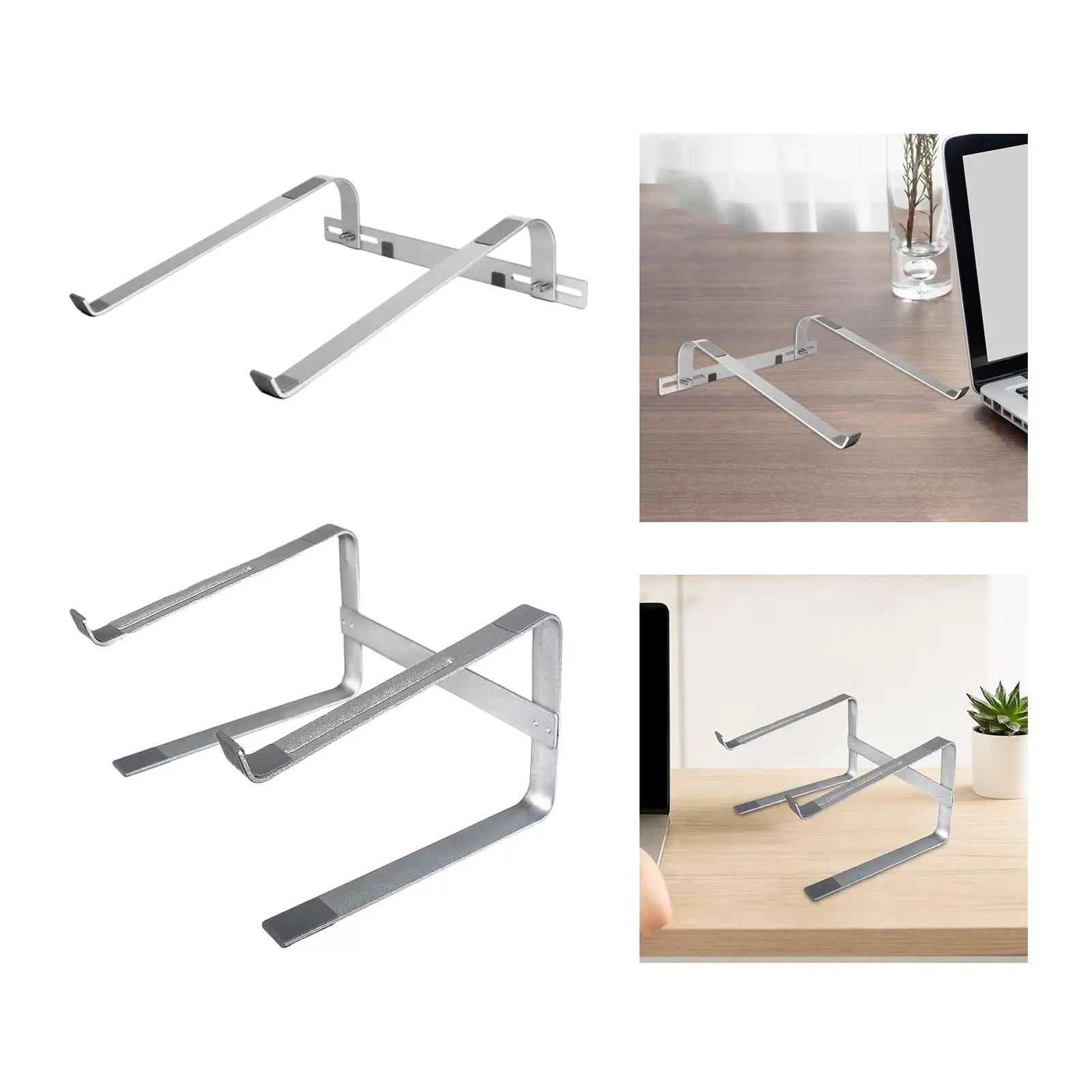Laptop Stand PC Holder Computer Adjustable Width 14-26cm Nonslip Office Worker Computer Riser Laptops Elevator Cooling Bracket