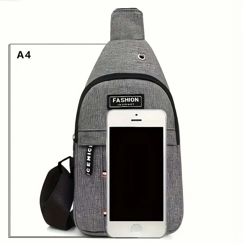 Hot Sale Men's Fashion, Convenience, Casual Chest Bag, Oxford Cloth, Sports Travel Chest Bag, Cashier Crossbody