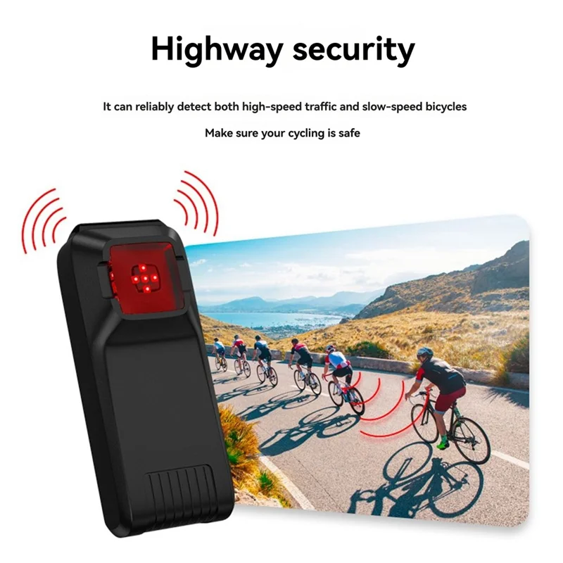 【Home-Tools!】Für Radfahren Cyclocomputer Kompatibel Fahrrad Radar Rücklicht Wasserdichte Bremse Sensing Lampe Fahrrad Rück Sensor
