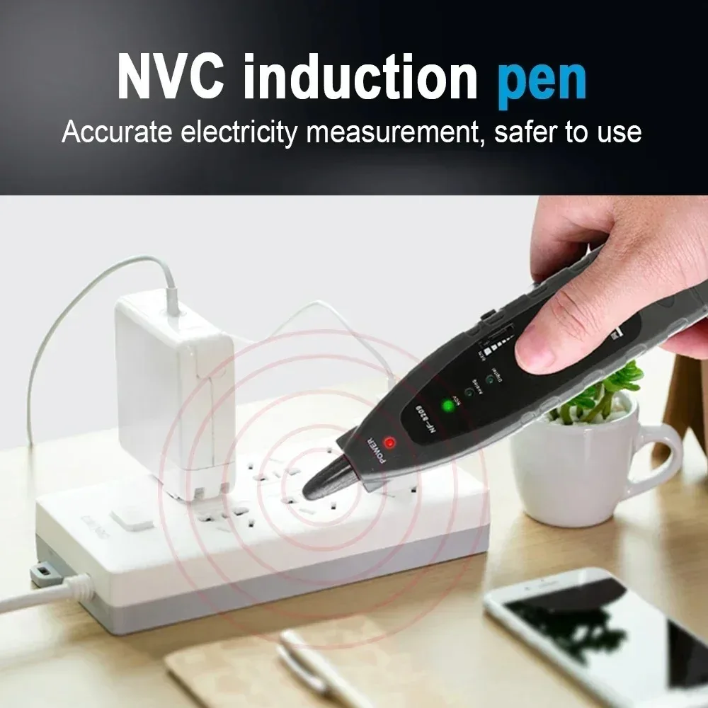 -NF-8209 Network Cable Tester, LCD Display, Measure Length, RJ45 Cable Tracker UTP, Multifunctional Tester, Network Tool