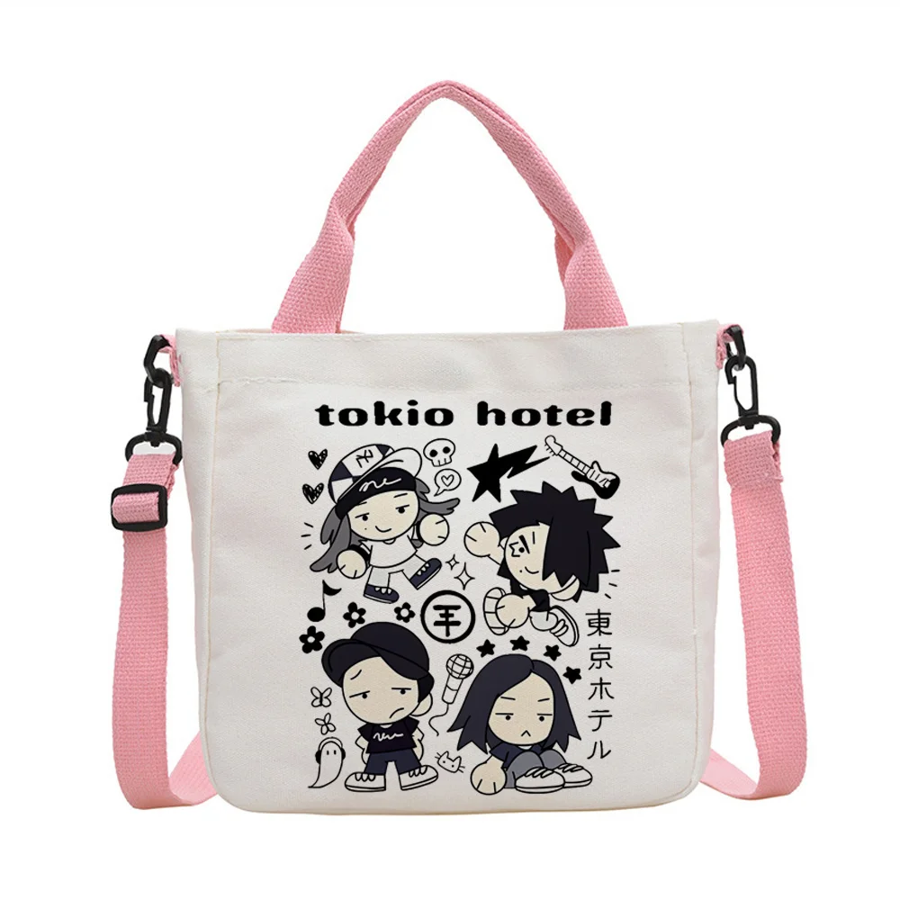 Tokio Hotel tote bag foldable sac cabas shopper bolsas de tela femme