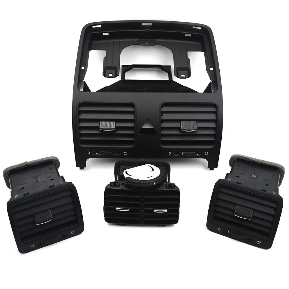 

For VW PQ JETTA 5 GOLF MK5 GTI MKV Rabbit 2006-2012 Black Front And Rear Air Outlet 1KD819203 1K0 819 735 1K0 819 709 1K0819710