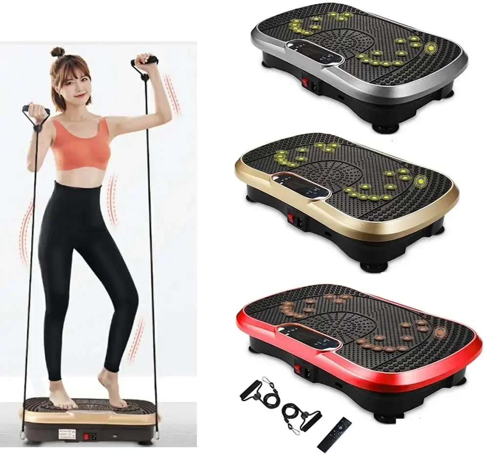 Slim Full Wide Body Vibration Platform Exercie Fitness Machine Linear Power Fit Whole Body Vibration Platform