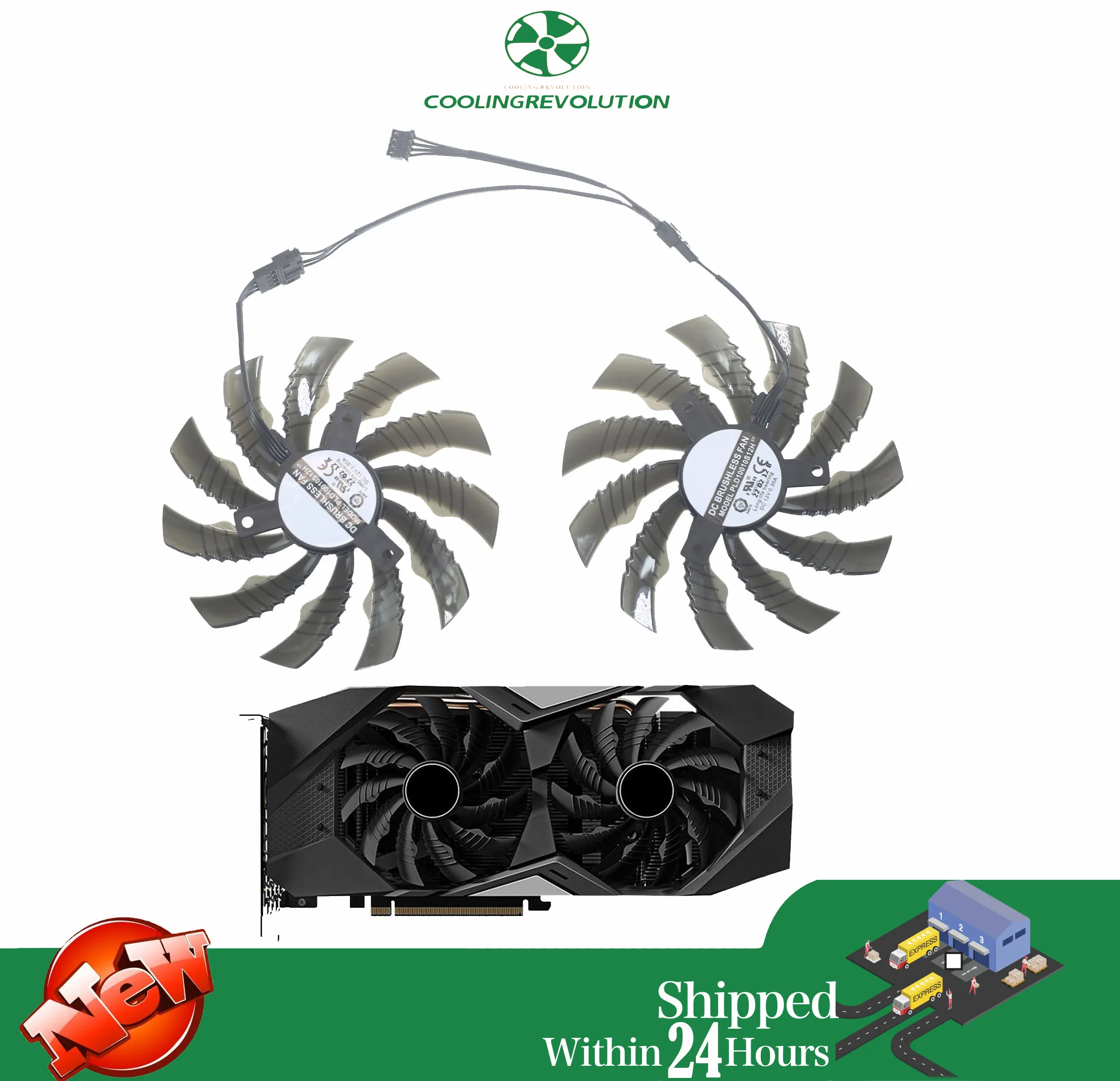 95MM PLD10010S12HH GTX1660Ti GTX 1650 For Gigabyte RTX2070 RTX 2060 SUPER 2070 WINDFORCE OC Card Cooling Fan