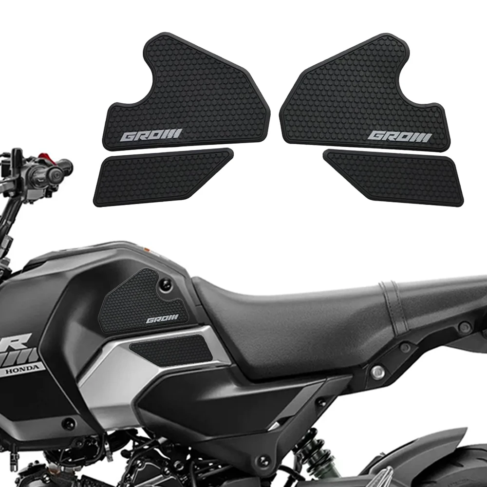 

For Honda GROM MSX125 MSX 125 2025 2026 Motocycle Non-slip Side Fuel Tank Stickers Waterproof Pad Rubber Sticker