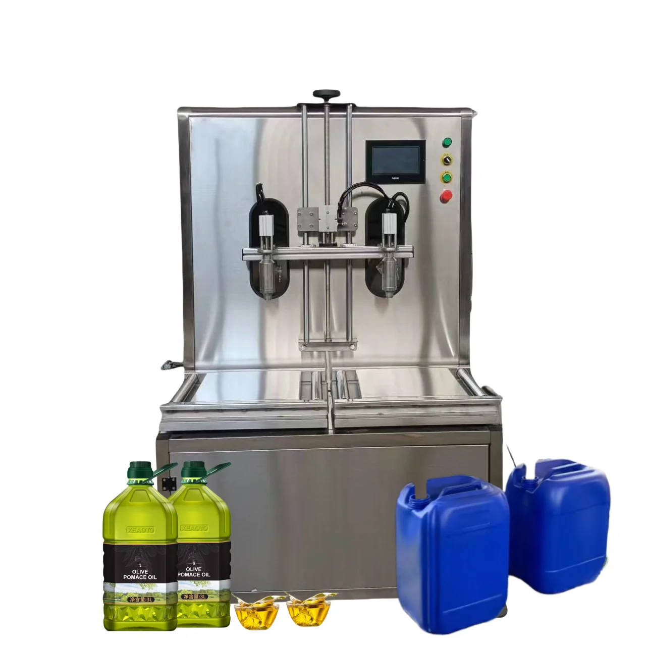 Semi Automatic Pet Bottled Stainless Steel Machine Line Liquid Auto Oil 5 Gallon Water Filling Machine Price Machine