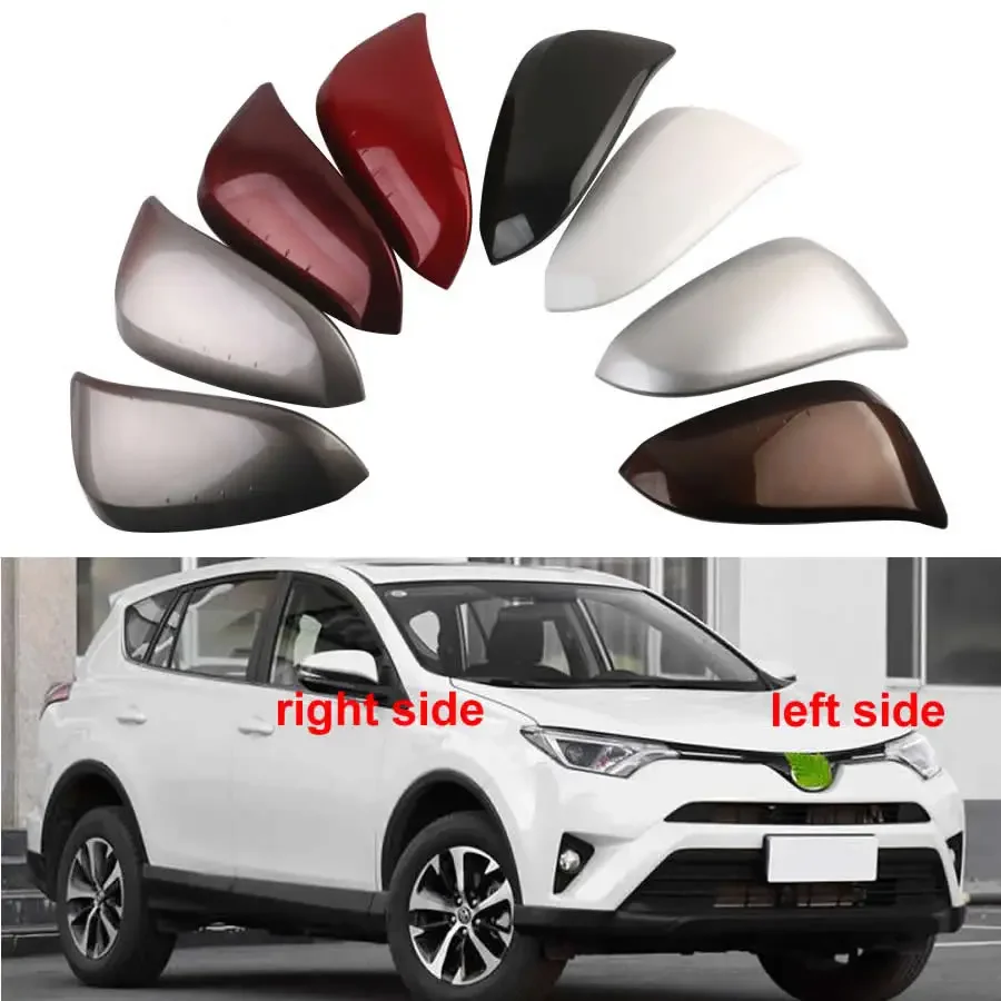 

For Toyota RAV4 RAV 4 2014 2015 2016-2019 Car Accessories Rearview Mirrors Cover Rear View Mirror Shell Housing Color Painted