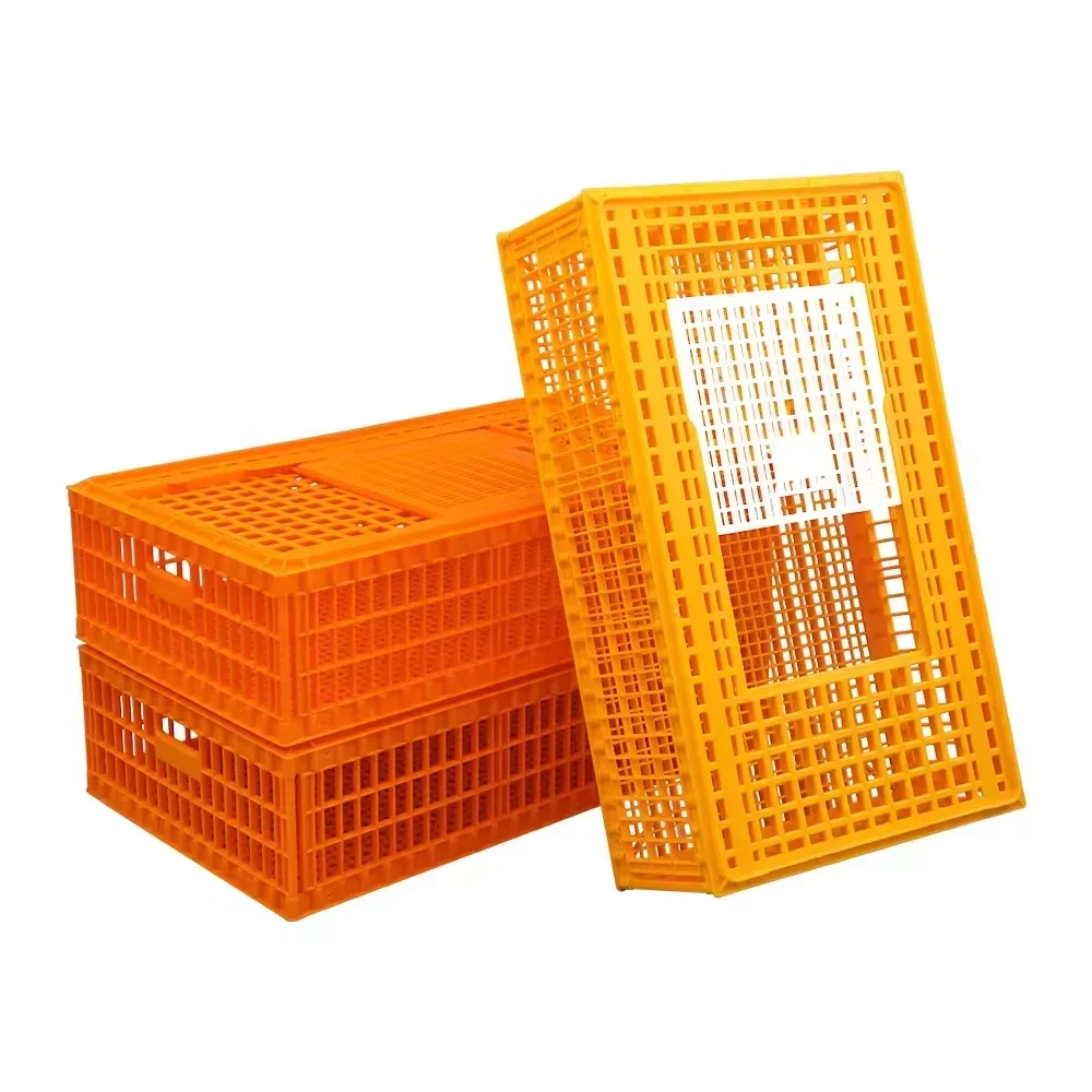 Large Size Plastic Turkey Goose Chicken Transport Cage Crates Poultry Chicken Crates Plastic Transport Boxes