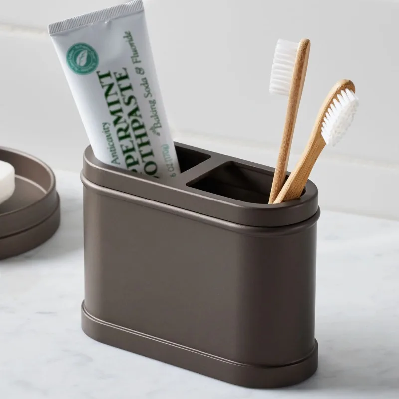 Bronze Metal Toothbrush Holder