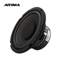 AIYIMA 1 Uds. Subwoofer de 6,5 pulgadas 4 8 Ohm 80W altavoz de graves Supergraves cine en casa para estantería altavoz de ordenador
