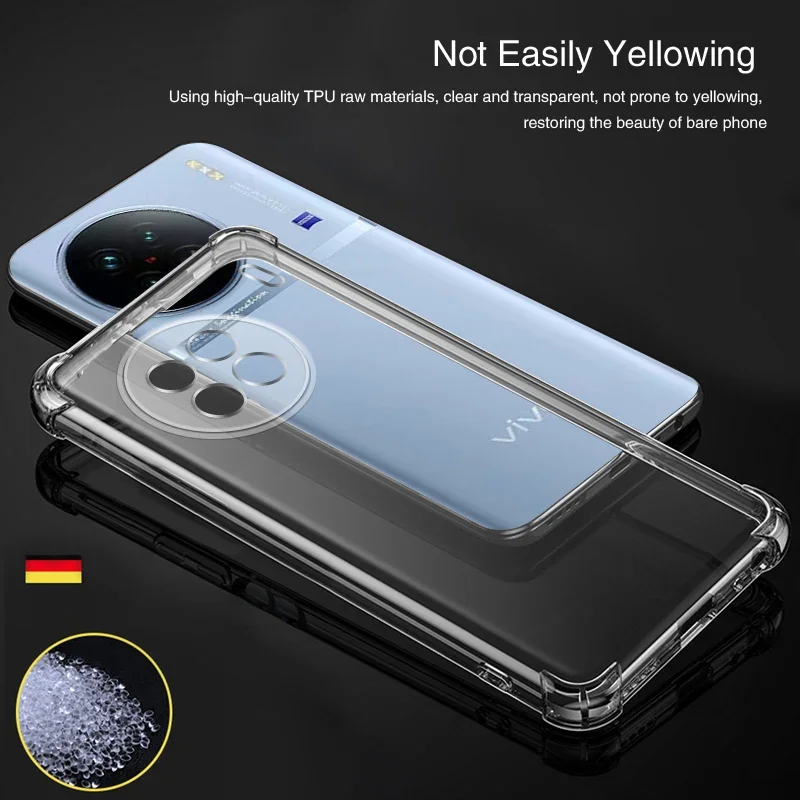 Silicone Case for VIVO X90 X 90 VIVOX90 X90Pro Pro+ Pro Plus
