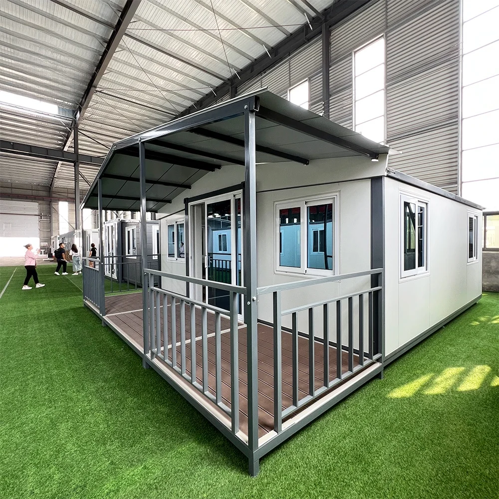 Ready-Made Prefab Expandable Steel Folding Tiny Mobile Shipping Container House Portable Pop Living Space 20/30/40ft