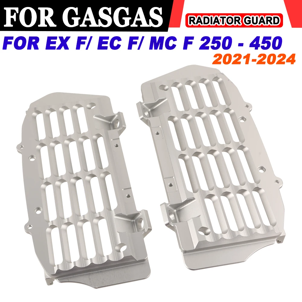 

Motorcycle Radiator Guard Grille Cover FOR GAS GAS EC EX 300 350F 450F EC300 EX300 EX350F EX450F MC125 MC250F MC450F 2021 - 2024