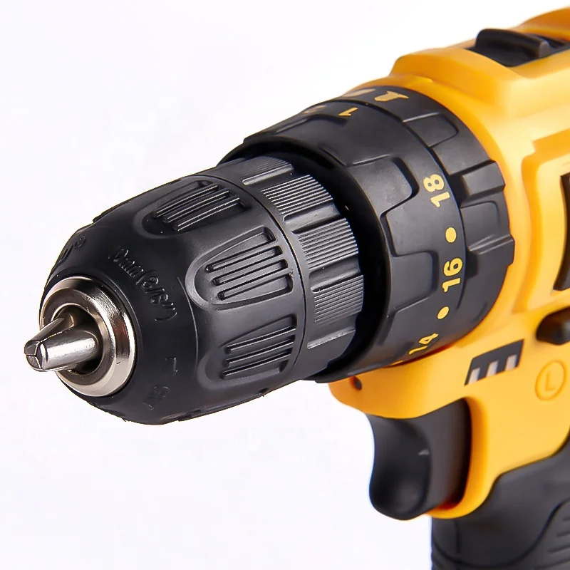 Electric Screwdriver Drill with Li-ion Baterry Cordless Power Drill Kit Tools High Quality Electric Drill Machine 2024