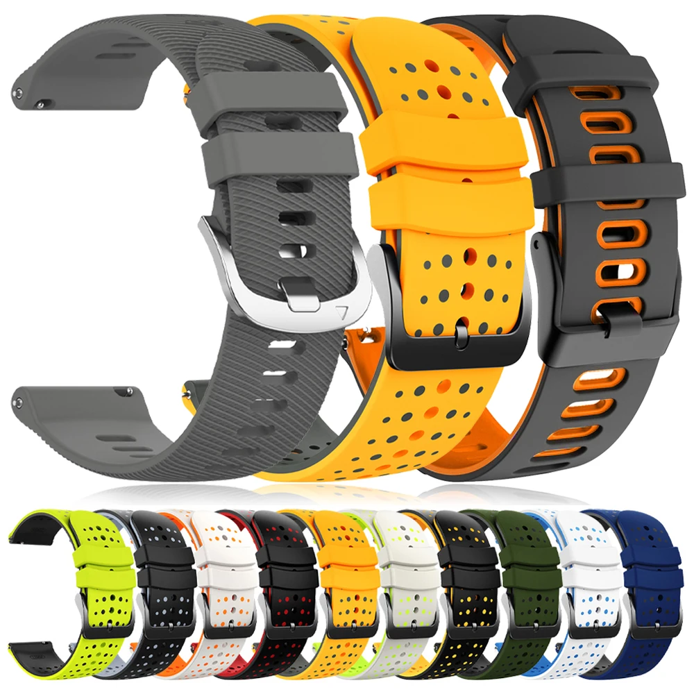 Sport Watch Strap For HUAWEI WATCH GT 7 6 5 Pro 46mm GT 3 2 42mm Replace Band For Garmin Venu 4 3 Sq 2 Silicone 20/22mm Bracelet