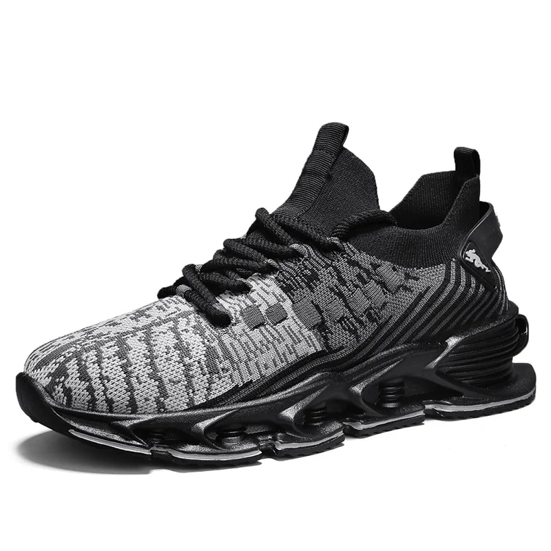 

Men's motorcycle shoes, breathable fly woven shoes, trendy shoes with thick soles, trendy sports shoes for running and leisure