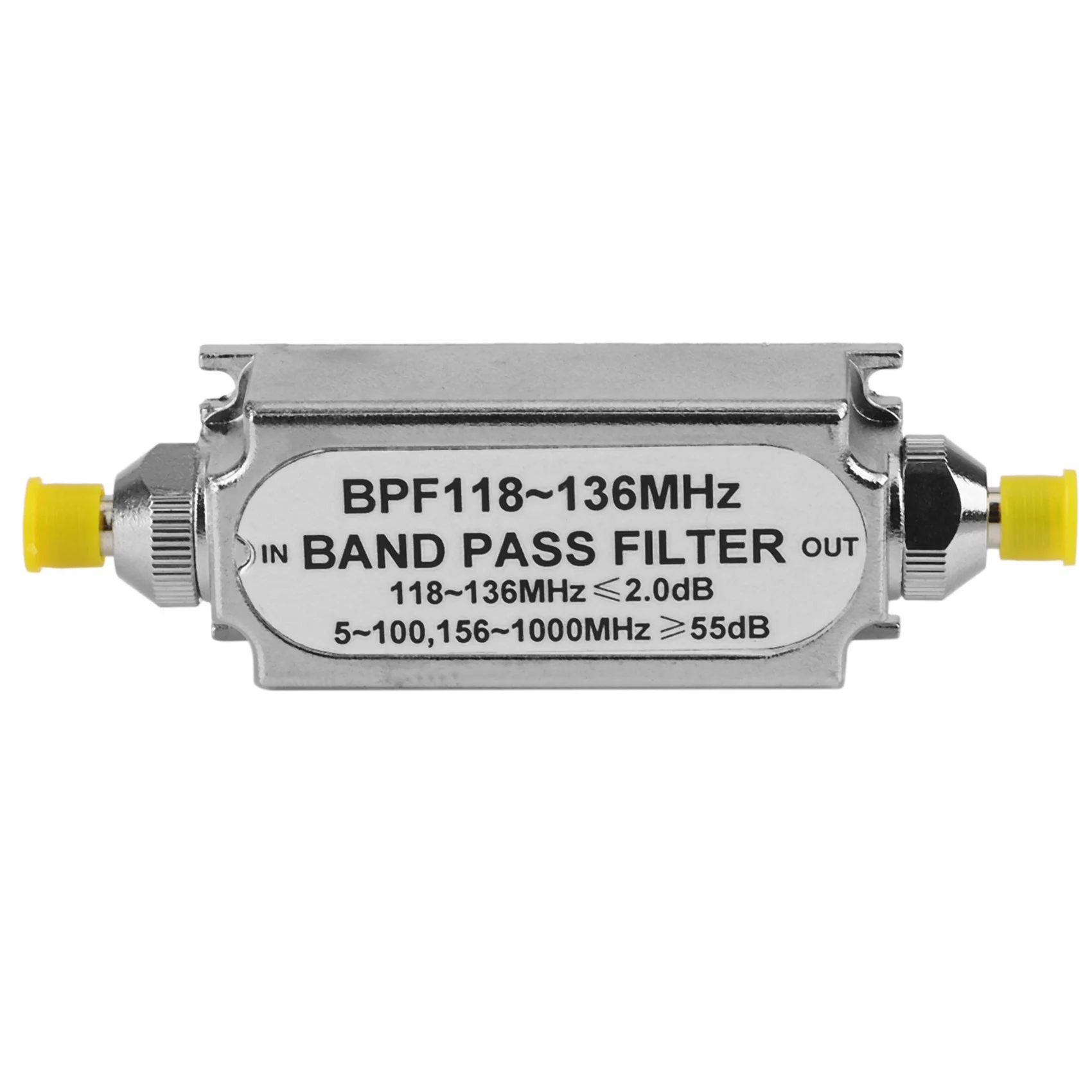 Imagem -06 - Filtro Bandpass Sma para Banda Aeronáutica A6011 118136mhz Novo