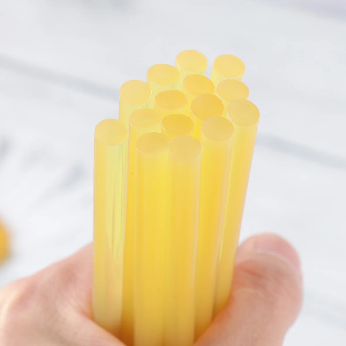 

100Pcs Hot Melt Glue Sticks Transparent Premium Material Flexible Adhesive for DIY Handicraft Packaging Hot Melt Sticks