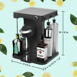 BLACK+DECKER Cocktail Maker Machine and Drink Maker for Bartesian capsules (BEHB101)