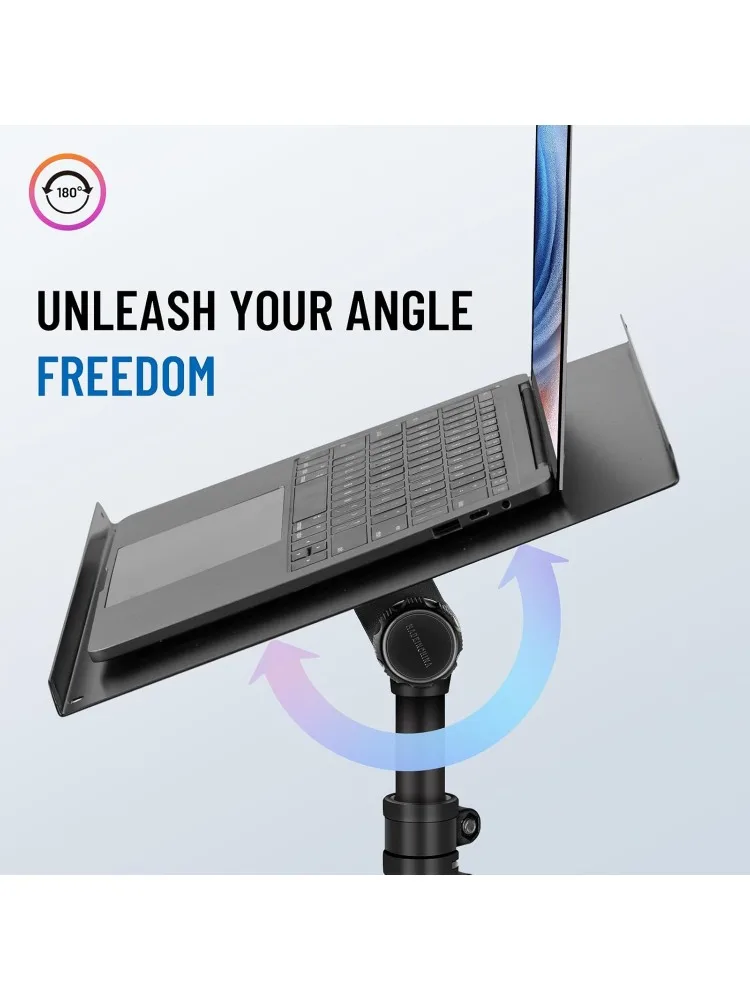 Projector Tripod Stand Adjustable: Height 26 to 51.5in Projector Laptop Stand Portable Multifunctional DJ Rack Stand