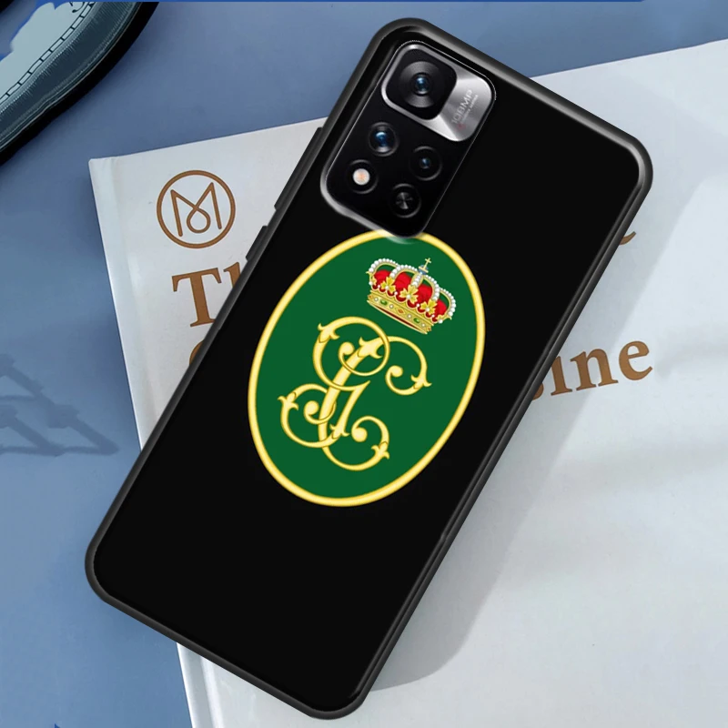 Чехол с испанским флагом Гражданской гвардии для Xiaomi Redmi Note 13 12 11 9 10 14 Pro 9S 10S 11S 12S Redmi 14C 10C 12C 13C Cover