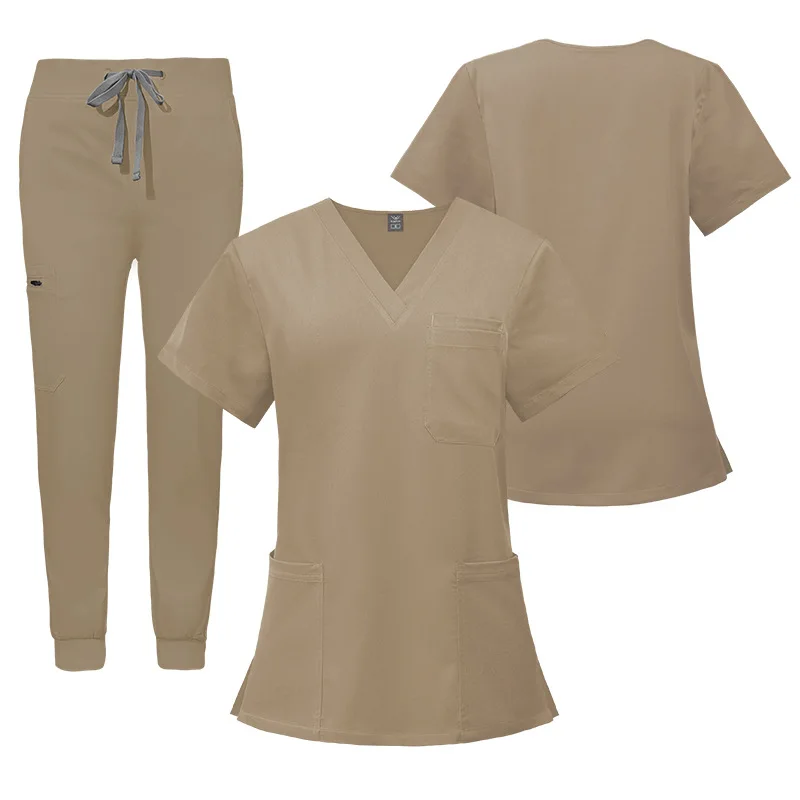 Sala de cirurgia Upgrade Uniforme, Hospital Trabalhando Scrubs Set, Suprimentos Médicos, Enfermeira Cirurgia Dental Suit, Workwear, XS a XXL, Novo