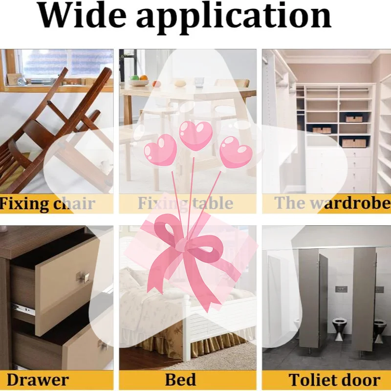 Stainless Steel L-Shaped Corner Brackets Thickened Heavy Duty Fasteners for Woodworking Furniture Cabinet Installation