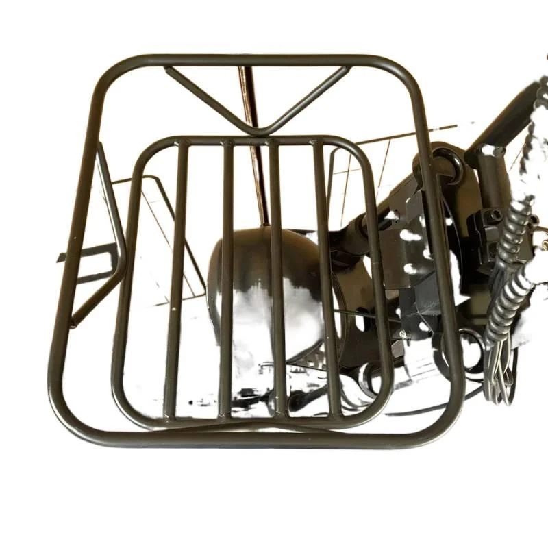 Electric motorcycle front basket double shoulder fork universal basket pet basket retro Front shelf storage rack Fit For Super73