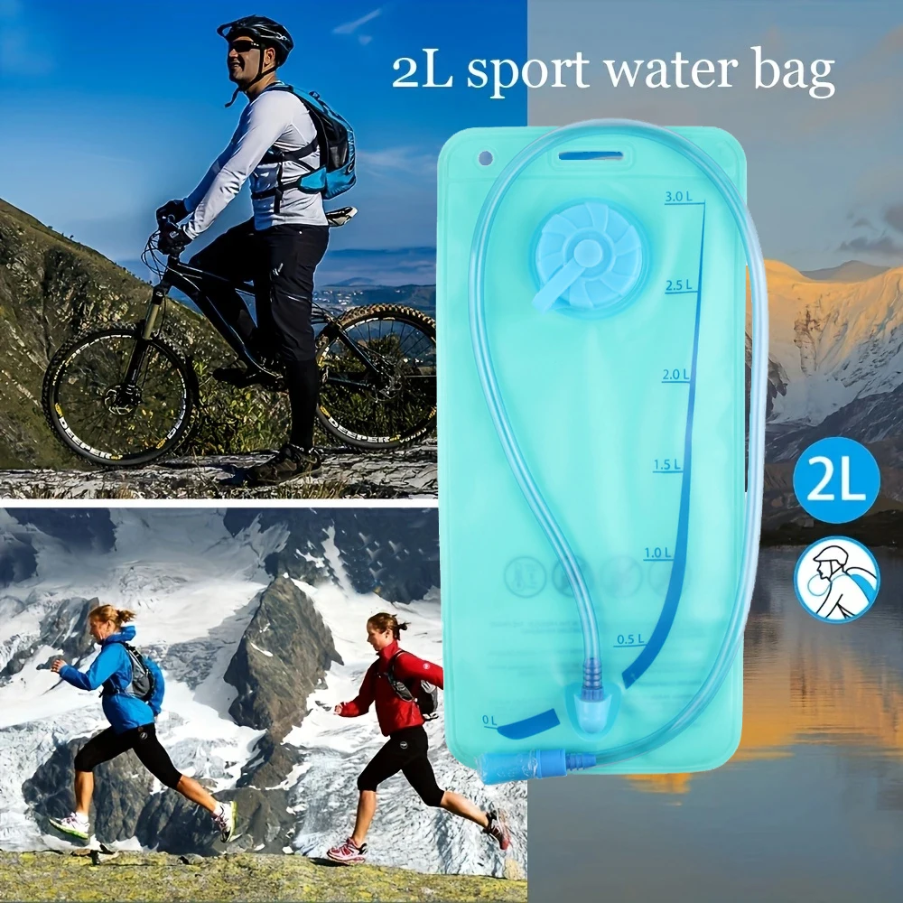 

Portable Hydration Bladder - Fully Waterproof TPU, Lightweight And Durable, Suitable for Cycling, Running,Hiking,Designed