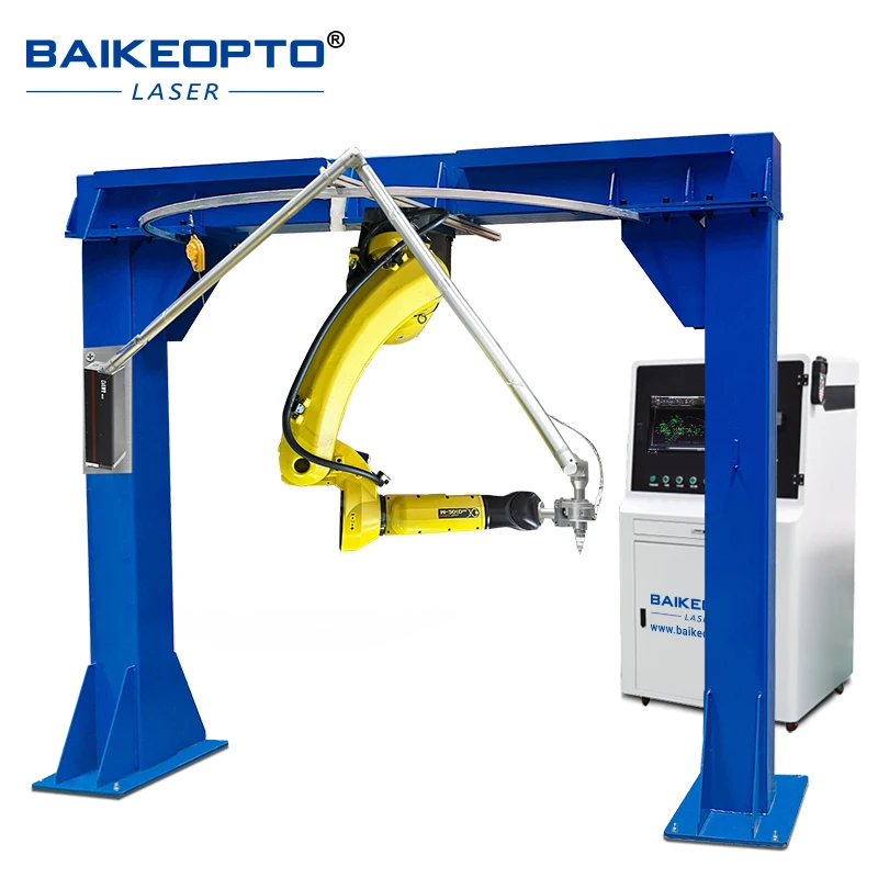 BK-J1000L-20id CO2 3D ROBOT LASER Cutter High Energy Conversion Efficiency Gepäckherstellung 1000W Schneidemaschine