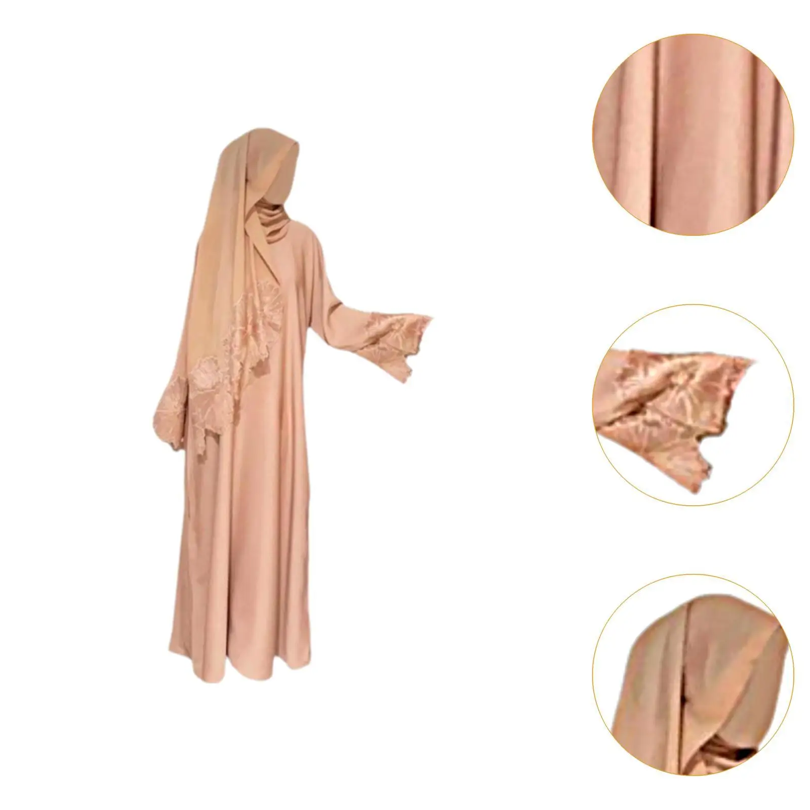 Muslim Robe for Women with Headscarf for Cultural Exchanges Festivals