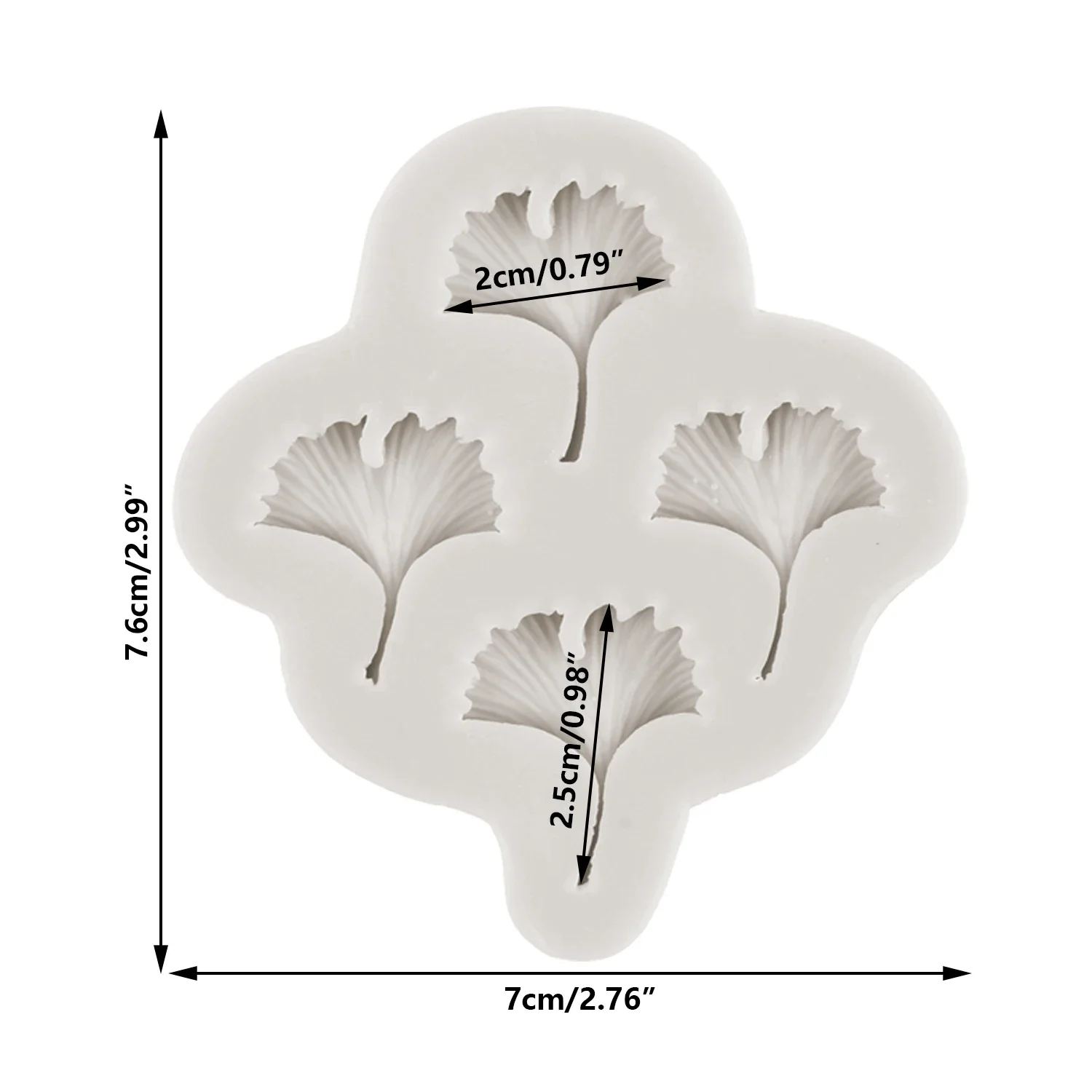 Tropical Ginkgo Palm Maple Leaf Silicone Mold Monstera Fondant Molds Chocolate Candy Mould Cake Decoration DIY Clay Resin Moulds