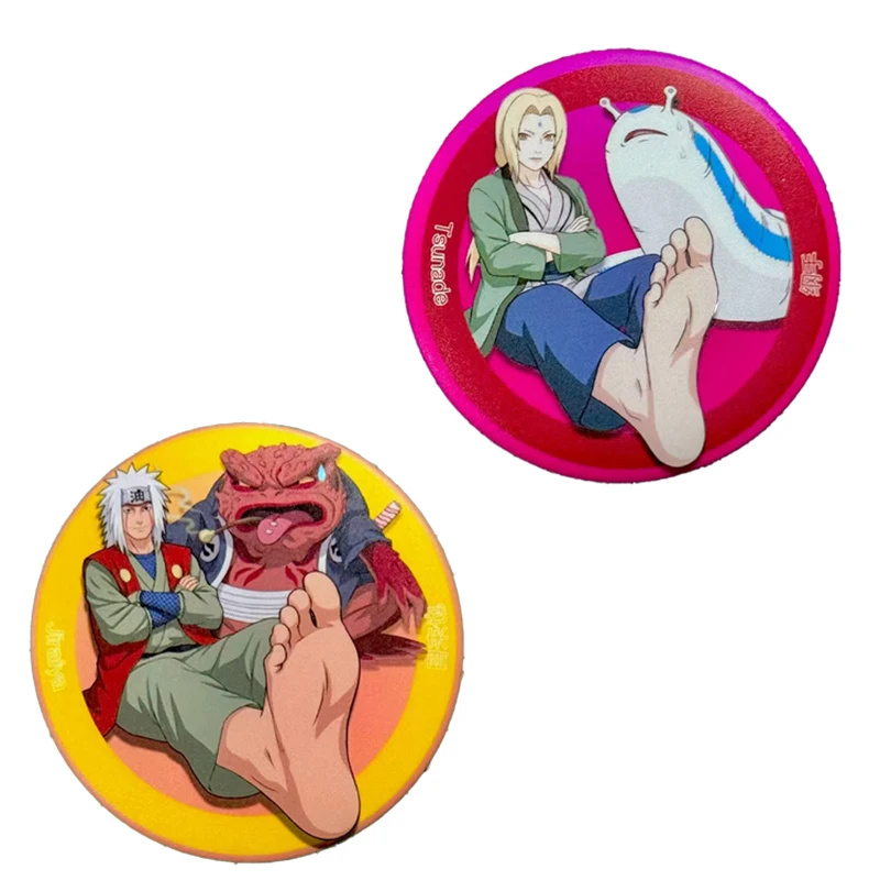 Cartoon Naruto Orochimaru Abzeichen Brosche Anstecknadel Jiraiya Tsunade Metall Rundes Abzeichen Sammlerstück Reversnadel Rucksack-Dekoration Geschenke für Fans – Detail 5