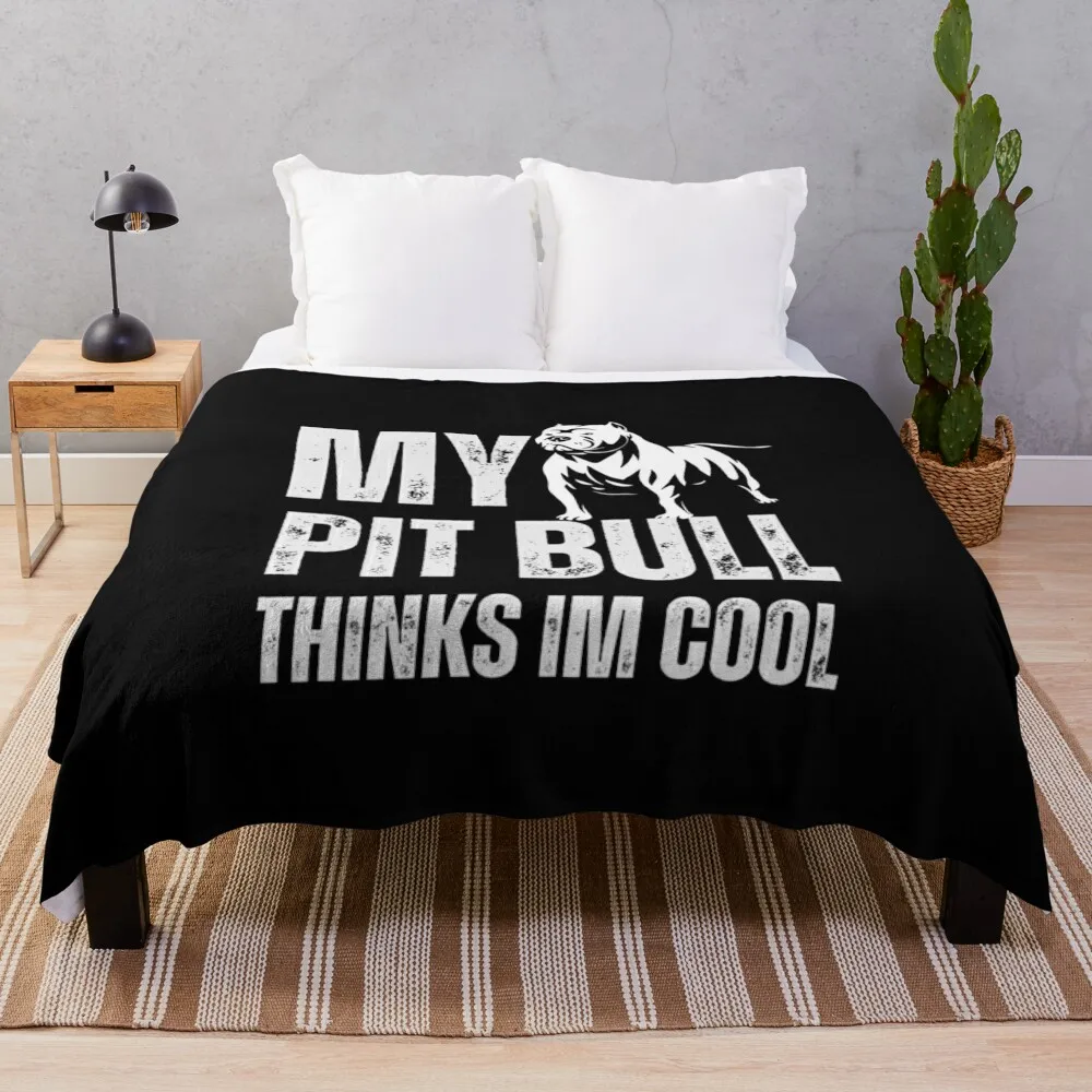 

My cane corso Thinks Im Cool - funny dogs lover - Dog Humor Throw Blanket Nap Extra Large Throw Blankets