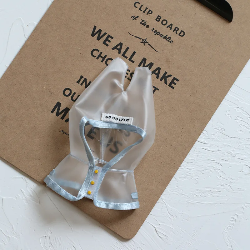 ل 17 سنتيمتر labubu v1/v2/v3 ملابس الصيف ملابس دمى أرنب الأذن معطف واق من المطر ل Labubu الزي لتقوم بها بنفسك Labubu الملابس هدية