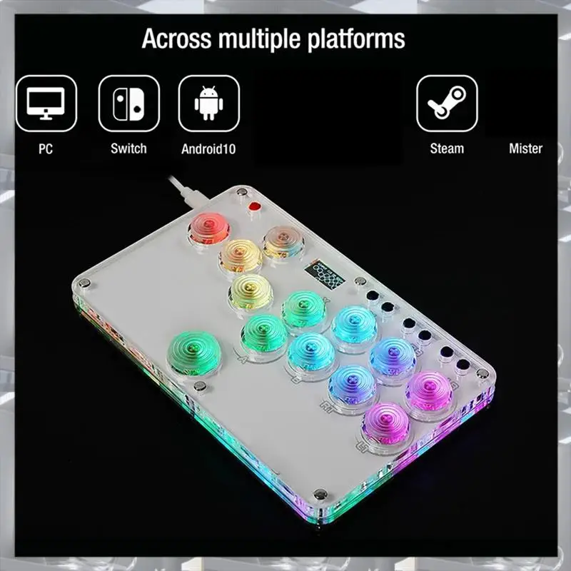 

Hot Selling-Hitbox Fighting Stick Arcade Keyboard Controller Handle Arcade Joystick Fighting Rocker For PS5/PS4/ Switch PC,H