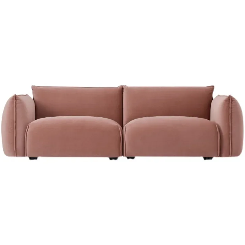 

Modern designer lamb wool living room, light luxury small apartment ins