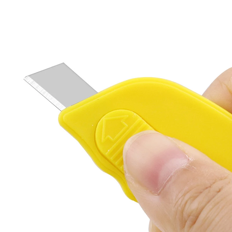 3 قطعة الحد الأدنى الفن الصغيرة مفتاح سكين المحمولة سكين فني صغير مكتب قطع ورقة افتتاح المغلف الفن سكين سكينة صريحة #5